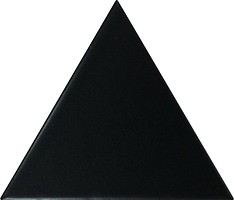 Фото Equipe Ceramicas плитка настенная Scale Triangolo Black Matt 10.8x12.4