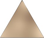 Фото ZYX плитка для стін Evoke Layer Copper Glossy 15x17