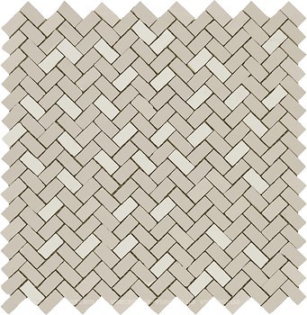 Фото Ragno ceramica мозаика Tactile Mosaico Bone Ocra 40x40 (R71L)