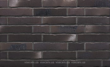Фото Stroher плитка фасадна Handstrich Schwarzkreide 5.2x24 (7650.394)