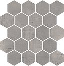Фото My Way Paradyz мозаїка Space Mozaika Hexagon Grafit Poler 25.8x28