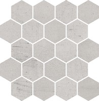 Фото My Way Paradyz мозаїка Space Mozaika Hexagon Grys Mat 25.8x28