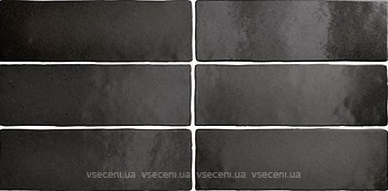 Фото Equipe Ceramicas плитка настенная Magma Black Coal 6.5x20