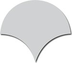 Фото Equipe Ceramicas плитка для стін Scale Fan Blue 10.6x12