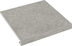 Фото Zeus Ceramica ступень с капиносом Concrete Grigio прямая 30x34.5 (SZRXRM8RC)