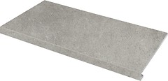 Фото Zeus Ceramica ступень с капиносом Concrete Grigio прямая 34.5x60 (SZRXRM8RR)