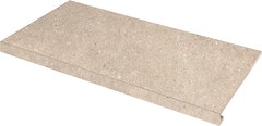 Фото Zeus Ceramica сходинка з капіносом Concrete Sabbia пряма 34.5x60 (SZRXRM3RR)