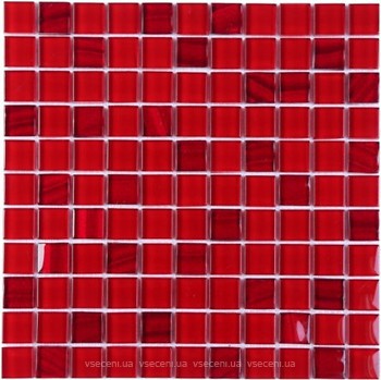 Фото Kotto Ceramica мозаика GM 8016 C2 Red/Silver/Cherry 30x30