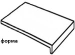 Фото Zeus Ceramica ступень с капиносом Legno Bruno прямая 15x34.5 (SZBXLV6RP)