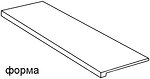 Фото Zeus Ceramica ступень с капиносом Legno Grigio прямая 34.5x89.8 (SZBXLV8RB)