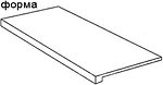 Фото Gresmanc сходинка з капіносом Evolution Peldano Recto Grey Anti-Slip 31.7x120