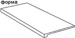 Фото Gresmanc сходинка з капіносом Evolution Peldano Recto Grey Anti-Slip 31.7x62.5