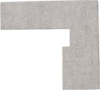 Фото Gresmanc цоколь Evolution Zanquin Recto Drcho Grey 27x30.5