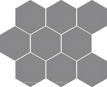 Фото Cerrad мозаїка Cambia Mosaic Heksagon Grey Lappato 27.53x33.4 (36743)