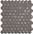 Фото Vidrepur мозаика Nordic Hexagon Frappe Matt 926D 31.5x31.5