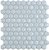 Фото Vidrepur мозаика Nordic Hexagon Light Blue Matt 925D 31.5x31.5
