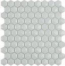 Фото Vidrepur мозаїка Nordic Hexagon Light Grey Matt 909D 31.5x31.5