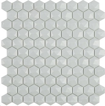 Фото Vidrepur мозаїка Nordic Hexagon Light Grey Matt 909D 31.5x31.5