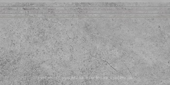 Фото Cerrad сходинка Tacoma Engraved Stair Silver 29.7x59.7 (35266)