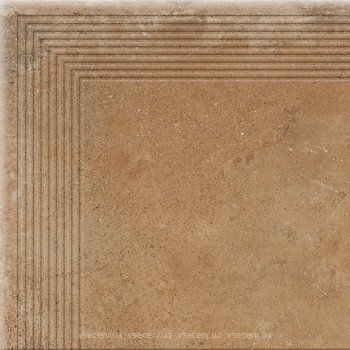 Фото Cerrad сходинка кутова Piatto Engraved Stair Honey 30x30 (18709)