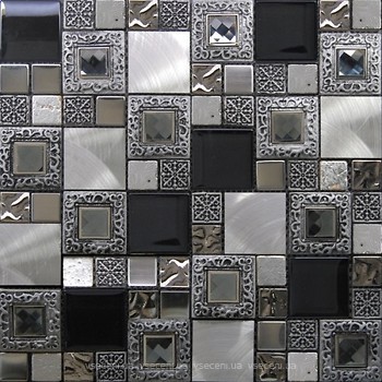 Intermatex мозаика Frame Silver 30x30