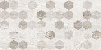 Фото Golden Tile декор Marmo Milano Hexagon світло-сірий 30x60 (8MG151)