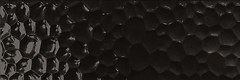 Фото Azteca плитка настенная Unik R90 Bubbles Black Glossy 30x90