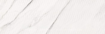 Фото Opoczno плитка настенная Carrara Chic Chevron White Structure Glossy 29x89