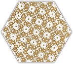 Фото Ceramika Paradyz декор Shiny Lines Heksagon Inserto D Gold 17.1x19.8