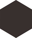 Фото Ceramika Paradyz плитка Modernizm Nero Mat 17.1x19.8