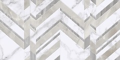 Фото Golden Tile плитка настенная Marmo Bianco Chevron белая 30x60 (G70151)