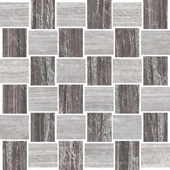 Фото Pamesa мозаїка Cr Badab Malla Braided Ash 28x28