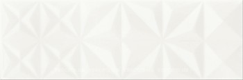 Фото Opoczno плитка для стін White Magic White Glossy Squares Structure 25x75