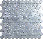 Фото Vidrepur мозаїка Circle 253C Aluminio 30.1x31.3
