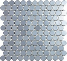 Фото Vidrepur мозаїка Circle 253C Aluminio 30.1x31.3