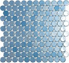 Фото Vidrepur мозаїка Circle 6004C Dark Blue Br 30.1x31.3
