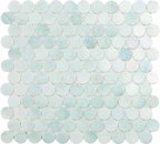 Фото Vidrepur мозаїка Circle 573C Crystal Mint 30.1x31.3