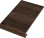 Фото Zeus Ceramica сходинка кутова з капіносом Ravello Brown ліва 15x34.5 (SZBXRV6BRP1)