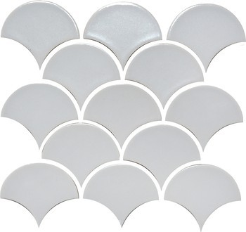 Фото Kotto Ceramica мозаїка Scales SC 6001 A Flora Grey 27.5x28.5