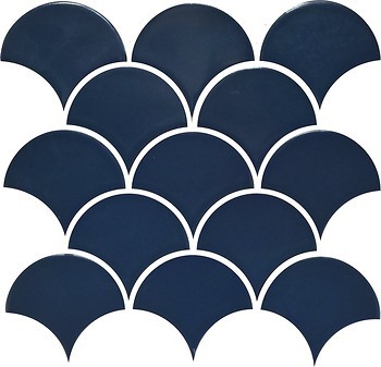 Фото Kotto Ceramica мозаїка Scales SC 6008 A+B Steel Blue 27.5x28.5
