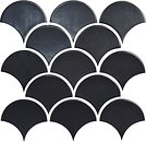 Фото Kotto Ceramica мозаїка Scales SC 6022 A Graphite Black 27.5x28.5