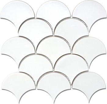 Фото Kotto Ceramica мозаїка Scales SC 6024 A White 27.5x28.5