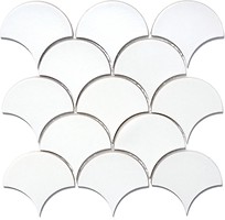 Фото Kotto Ceramica мозаика Scales SC 6024 A+B White 27.5x28.5