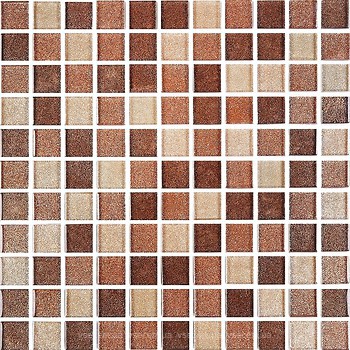 Фото Kotto Ceramica мозаика GM 8007 C3 Brown Dark/Brown Gold/Brown Brocade 30x30