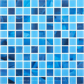 Фото Kotto Ceramica мозаїка GMP 0425017 C2 Print 19/Blue D Mat 30x30