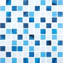 Фото Kotto Ceramica мозаика GMP 0425018 C2 Print 19/Blue D Mat/White Mat 30x30