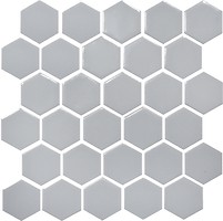 Фото Kotto Ceramica мозаика Hexagon H 6002 Grey Silver 29.5x29.5