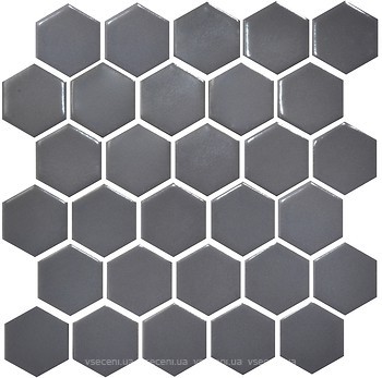 Фото Kotto Ceramica мозаїка Hexagon H 6003 Grey Shedol 29.5x29.5