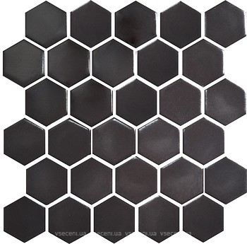 Фото Kotto Ceramica мозаика Hexagon H 6006 Choco Brown 29.5x29.5