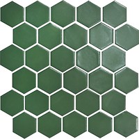 Фото Kotto Ceramica мозаика Hexagon H 6010 Forestgreen 29.5x29.5